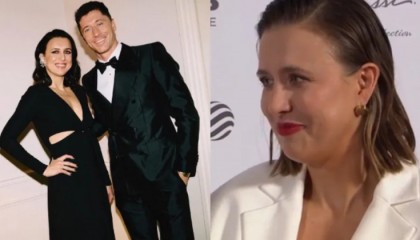 开云体育官网-代弟弟领奖，莱万姐姐：他可能快退役了，以后就没机会帮他领奖了